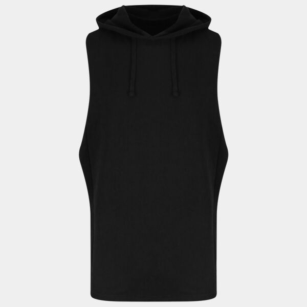 Urban sleeveless muscle hoodie Thumbnail