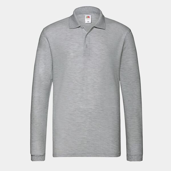 Premium long sleeve polo Thumbnail